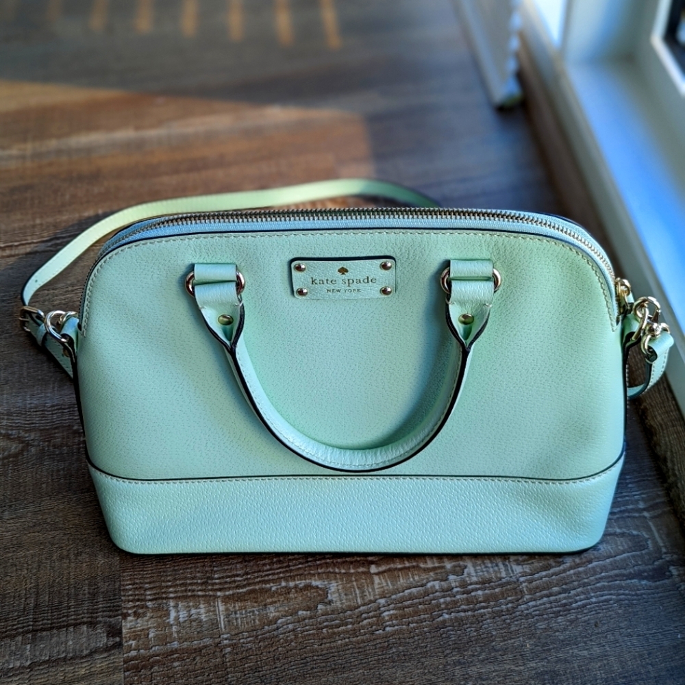 Kate Spade NWOT Mint Green Medium Satchel